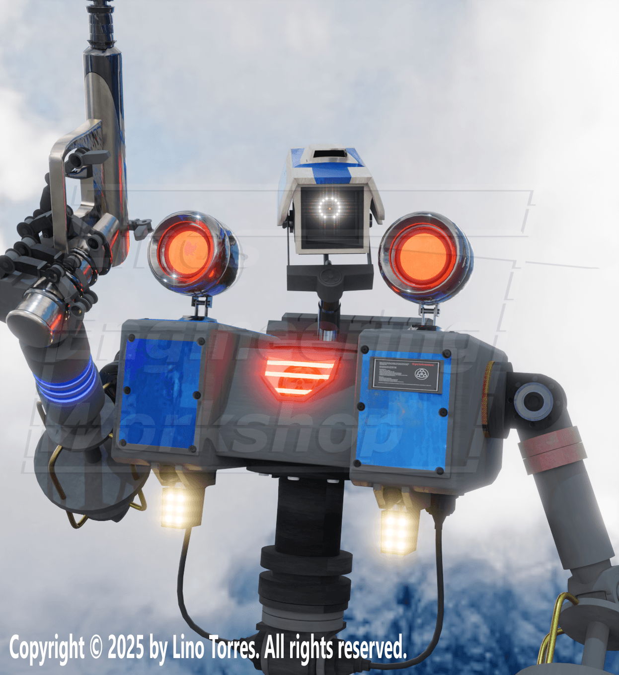HVAC. Built in 1975 through 1980, this line of security bots has paved the way for Cyclotronics' niche in affordable yet reliable robotics